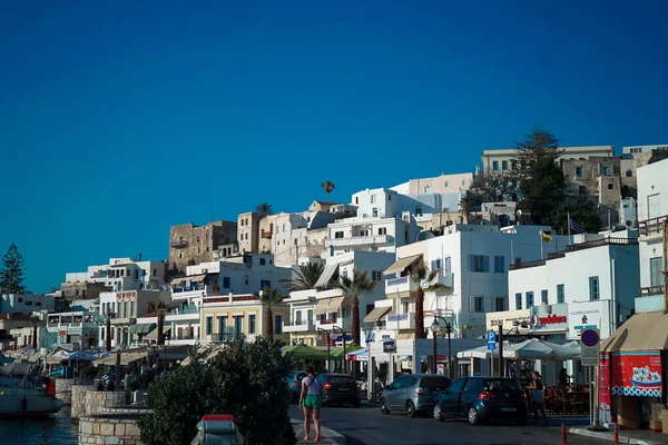 Yunanistan 'ın Naxos adasının ana şehri 