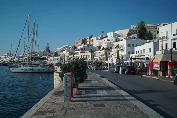 Ciudad Principal Isla Naxos Grecia —  Fotos de Stock