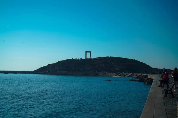 Naxos Limanı Denizi — Stok fotoğraf