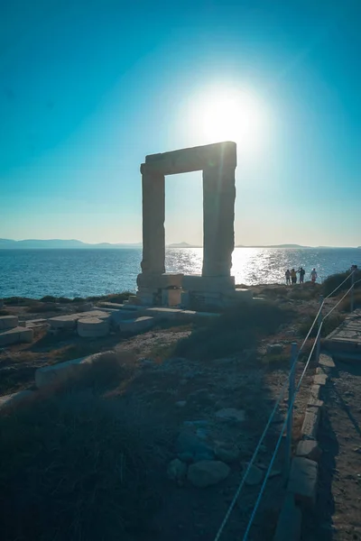 Local Antigo Templo Mycaenean Ilha Naxos — Fotografia de Stock
