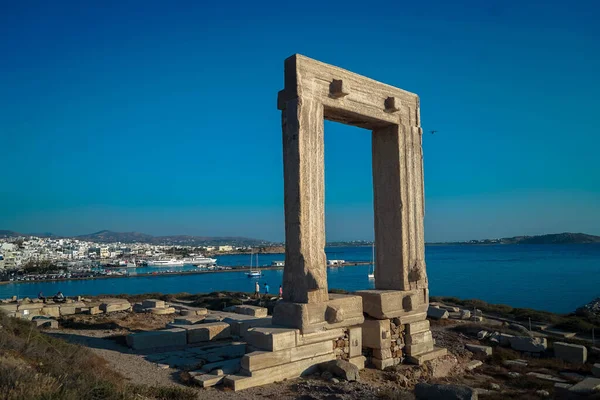 Ancient Mycaenean Temple Site Island Naxos — Stock Photo, Image