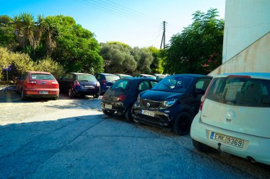 Paros Adası 'nın ana pazar yeri.