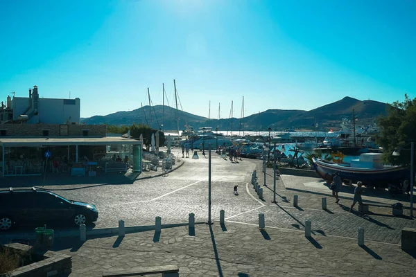 Den Viktigaste Marknadsplatsen För Paros — Stockfoto