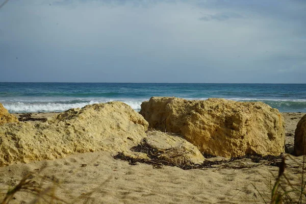 Praia Mandurah Composta Areia Edifícios Mar Pessoas Austrália Ocidental — Fotografia de Stock
