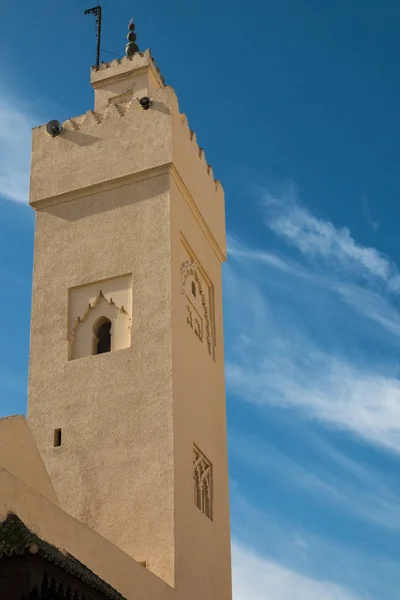 Sandfarbe Der Fassade Der Moschee Von Bab Boujloud Fez Marokko — Stockfoto