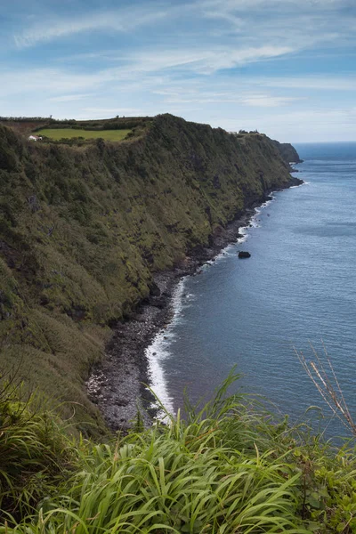 Cliffs Coast Atlantic Ocean Nordeste Sao Miguel Island Azores Islands —  Fotos de Stock