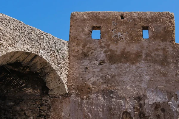 Каменные Стены Бывшей Португальской Крепости Эль Джадиде Марокко Побережье Атлантического — стоковое фото