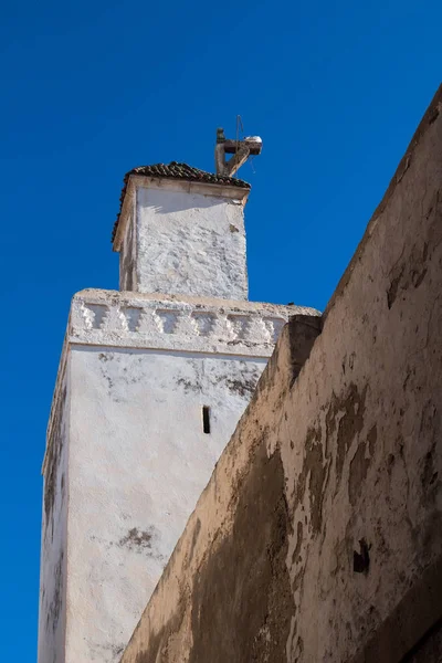 Torre de una mezquita, Essaouira, Marruecos — Foto de Stock