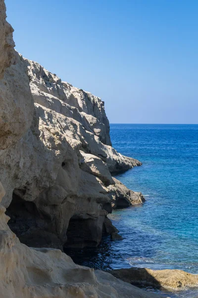 Rocas, mar y cielo, Creta, Grecia —  Fotos de Stock