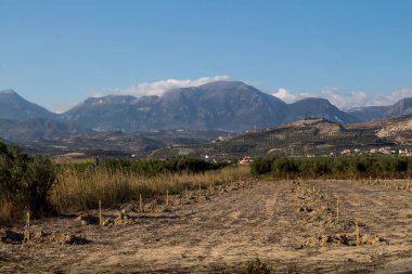 Alanlar ve dağlar, Crete, Yunanistan