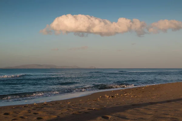 Beach at Heraklion, Kreta, Grekland — Stockfoto