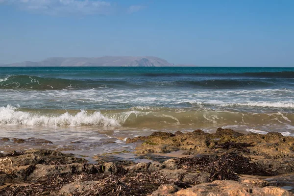 Costa e mar, Creta, Grécia — Fotografia de Stock