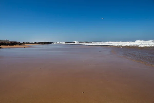 Pláž Atlantického oceánu, Maroko — Stock fotografie