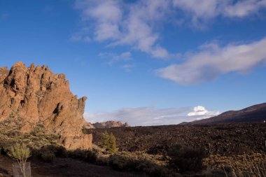 Teide Milli Parkı lav kayalar, Tenerife