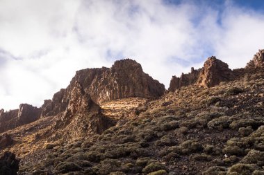 Teide National Park dağları, İspanya