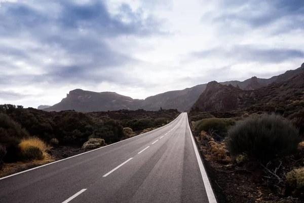 Carretera y campo, Tenerife, España —  Fotos de Stock