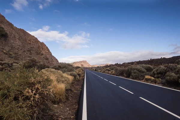 Carretera y campo, Tenerife, España —  Fotos de Stock