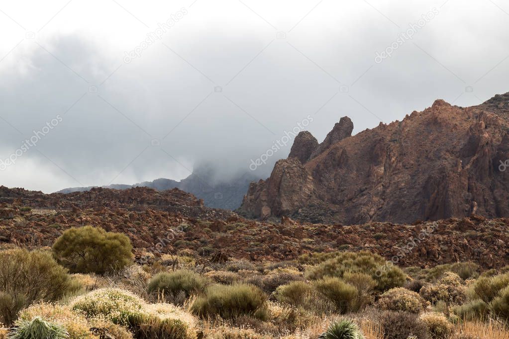 Volcano rocks at Teide National Park, Spain