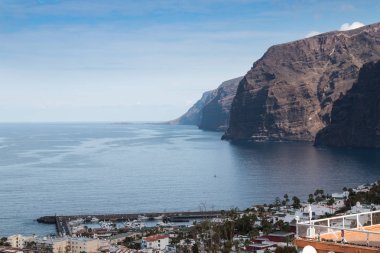 Batı Tenerife'de Atlantik okyanusu kıyısı, İspanya