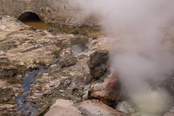 Details of the thermal spa, Furnas, Sao Miguel — Stock Photo, Image