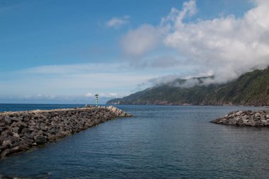 Povoacao liman ve dağlar, Sao Miguel, Azores