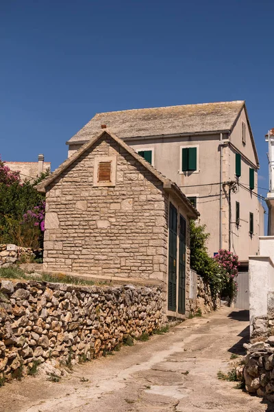 Huizen van Primosten, Kroatië — Stockfoto