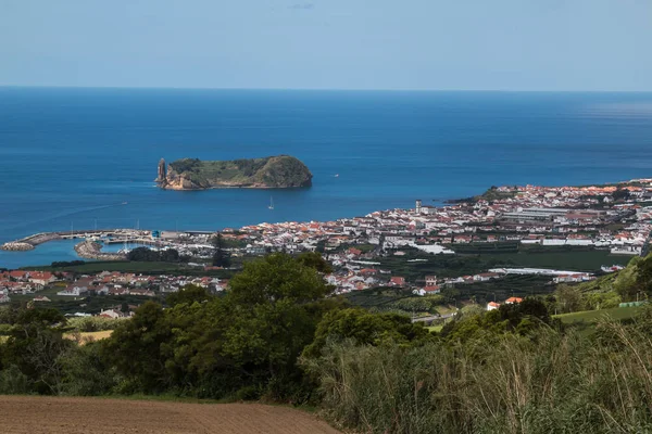Miasto i Wyspa Vila Turyn do Campo, Sao Miguel — Zdjęcie stockowe