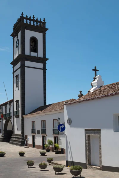 Věž městské radnice, Ribeira Grande, Azory — Stock fotografie