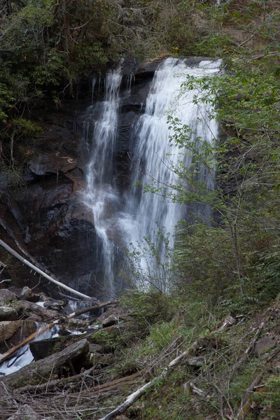 Waterfall Outdoors Green Tree — Stock Photo, Image