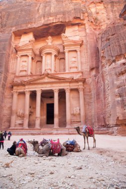 Petra Jordan 'daki Hazine.