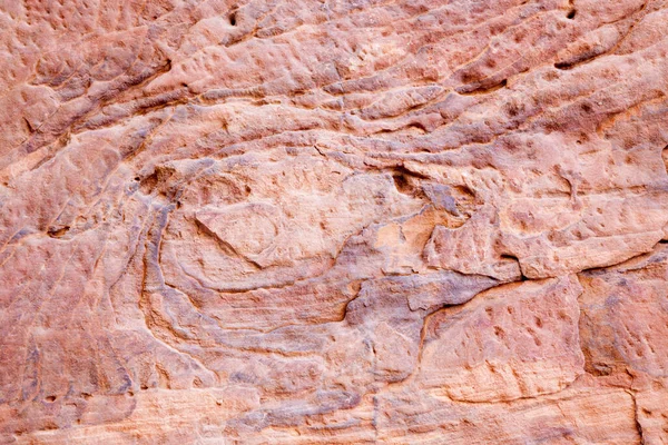 Abstractie Steen Uit Petra Jordanië — Stockfoto