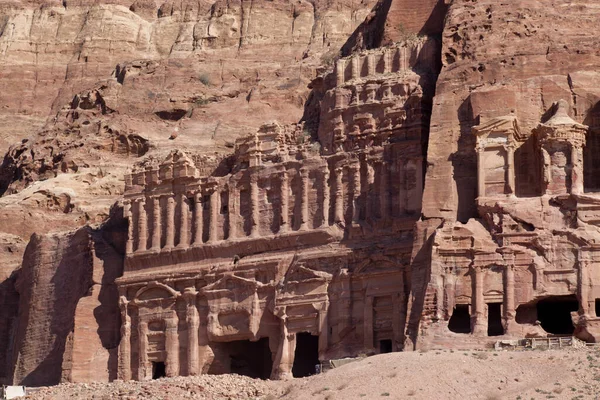 Ciudad Perdida Petra Jordania — Foto de Stock