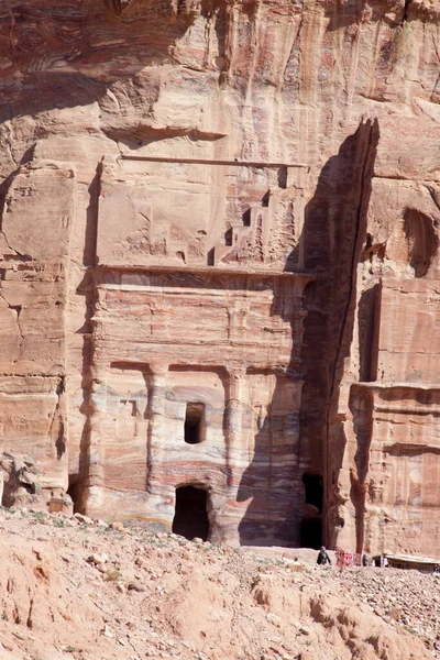 Ciudad Perdida Petra Jordania — Foto de Stock