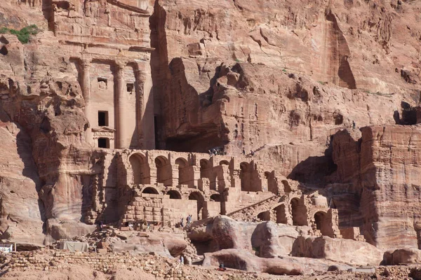 Ciudad Perdida Petra Jordania — Foto de Stock