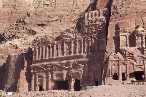 Ciudad Perdida Petra Jordania — Foto de Stock