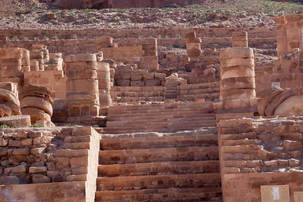 Ruins Petra Jordan — Stock Photo, Image