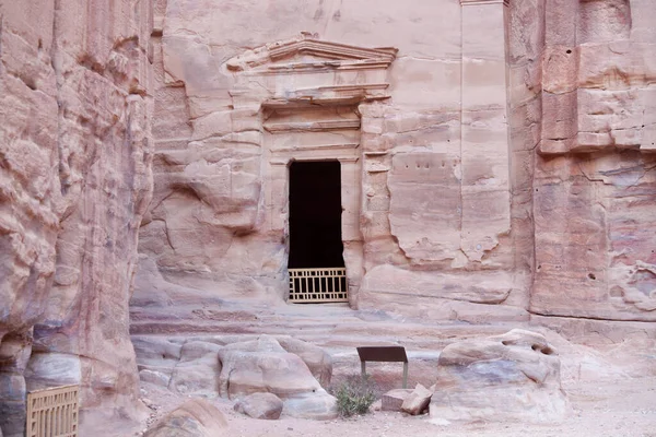 Ruinas Ciudad Perdida Petra Jordania — Foto de Stock