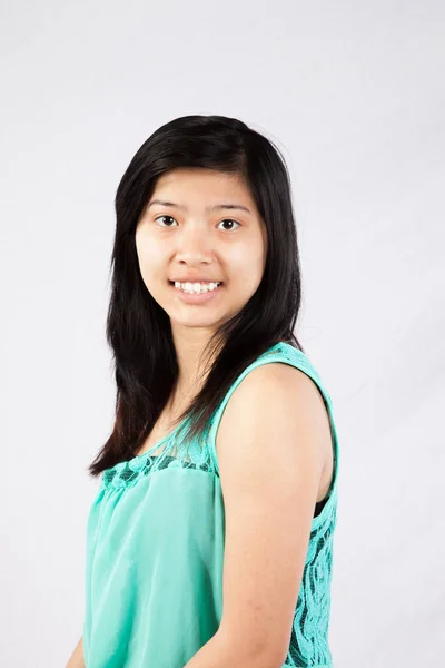 Preciosa Mujer Asiática Con Una Sonrisa —  Fotos de Stock