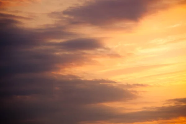 Nascer Sol Colorido Com Nuvens — Fotografia de Stock