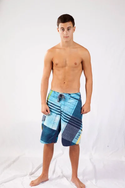 Handsome Man Swim Suit — Stock Photo, Image