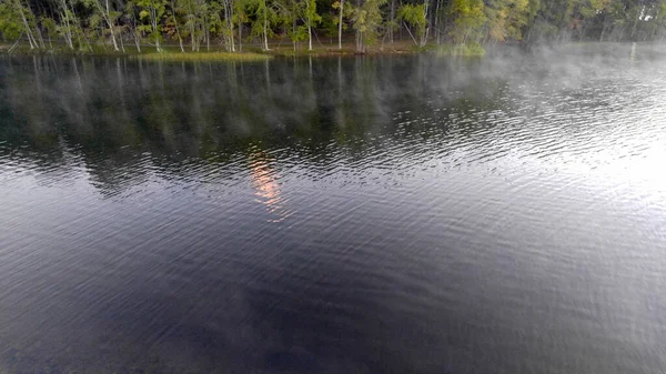 Morning Lake Mist — Stock Photo, Image
