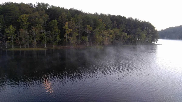 Morning Lake Mist — Stock Photo, Image