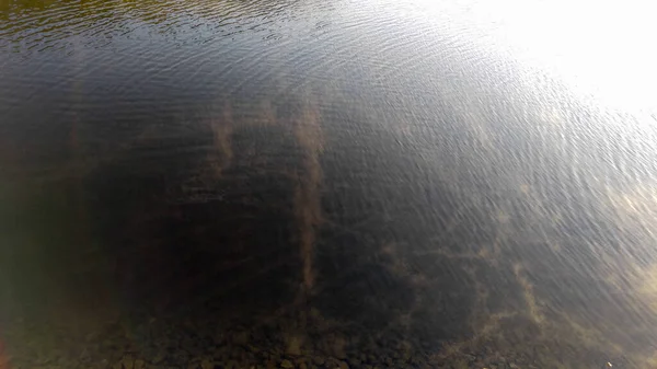 Abstraktion Eines Sees Mit Wellen — Stockfoto