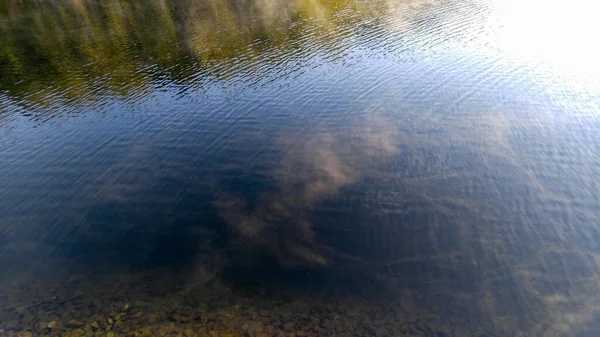 Abstração Lago Com Ondulações — Fotografia de Stock