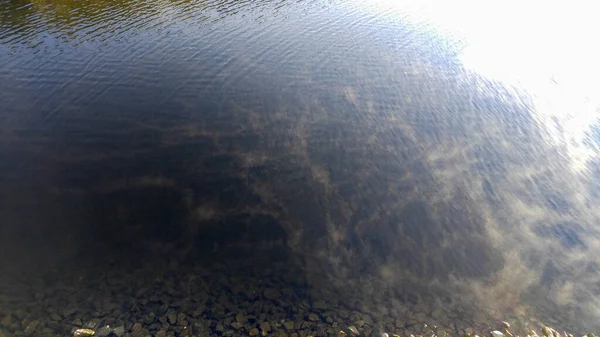 Abstração Lago Com Ondulações — Fotografia de Stock