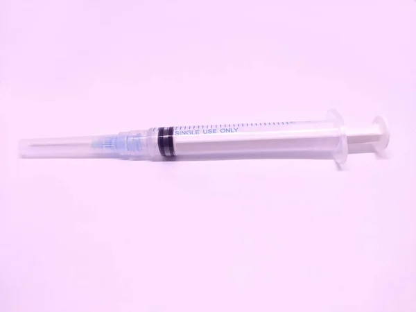 Medizinische Sterile Injektion Isoliert Auf Weißem Hintergrund — Stockfoto