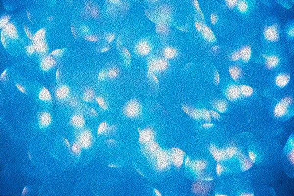 Abstraktní Pozadí Modrý Zadek Rozmazaná Bokeh Světla Rozostřená Textura — Stock fotografie