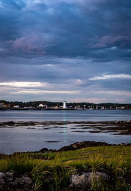Rockport, Massachusetts 'ten günbatımı sahnesi.
