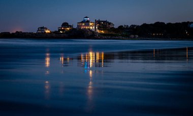 Rockport, Massachusetts 'ten günbatımı sahnesi.