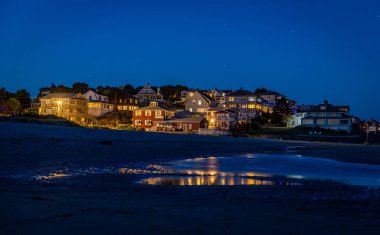 Rockport, Massachusetts 'ten günbatımı sahnesi.